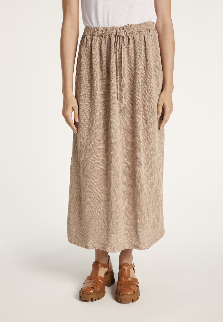 Long linen skirt - MAELY