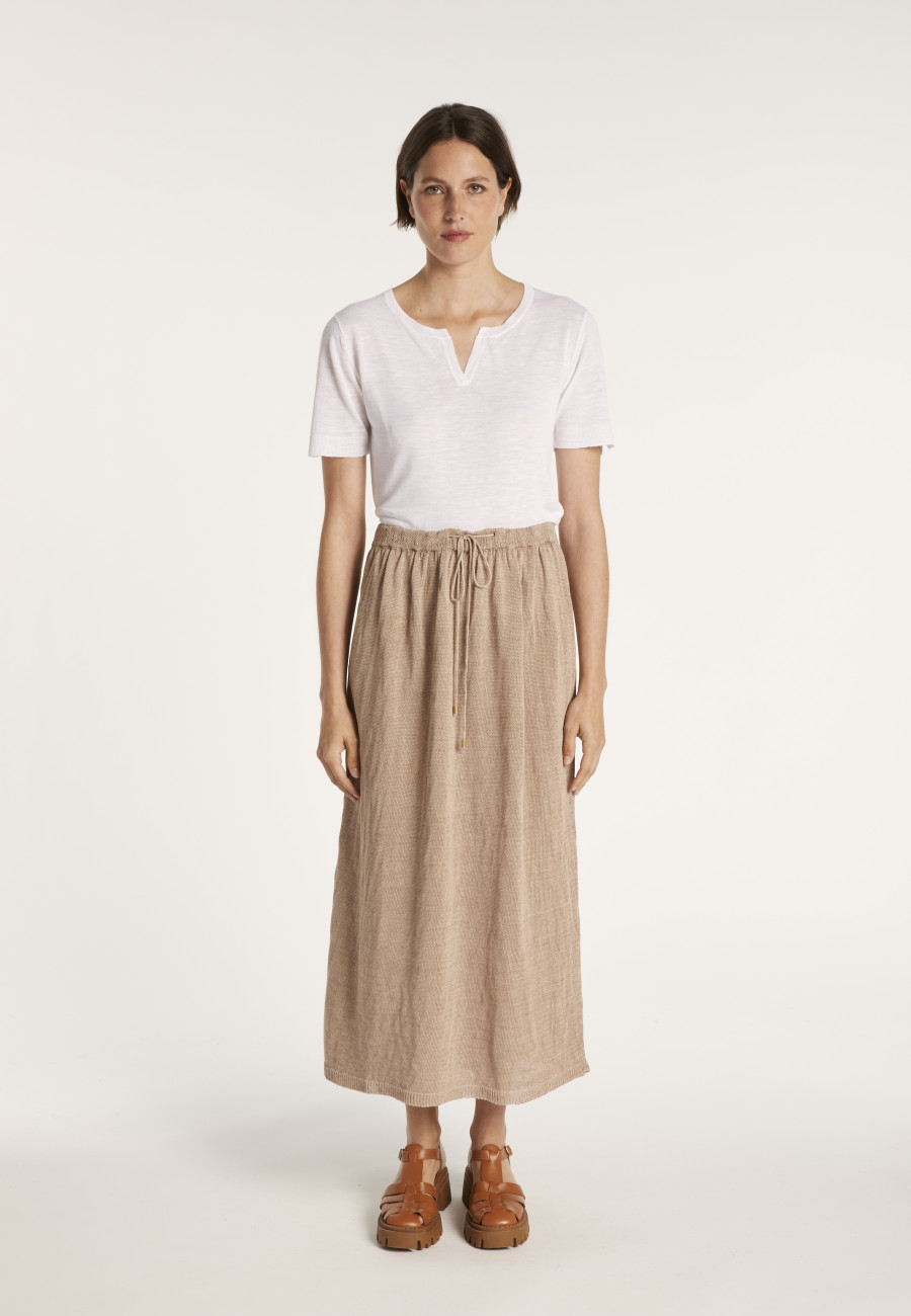 Long linen skirt - MAELY