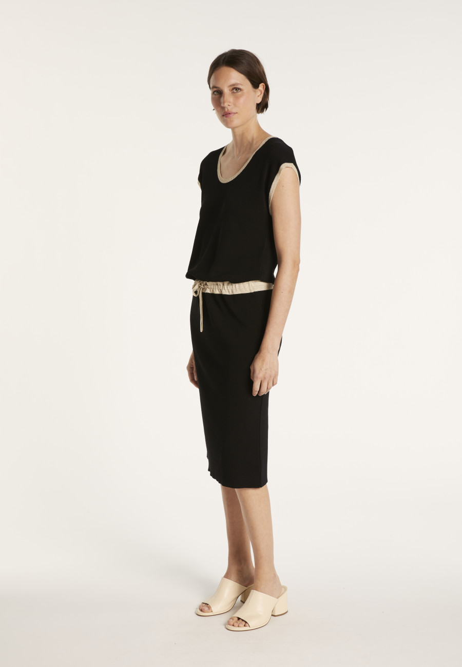 Robe mi-longue ceinturée - Meili