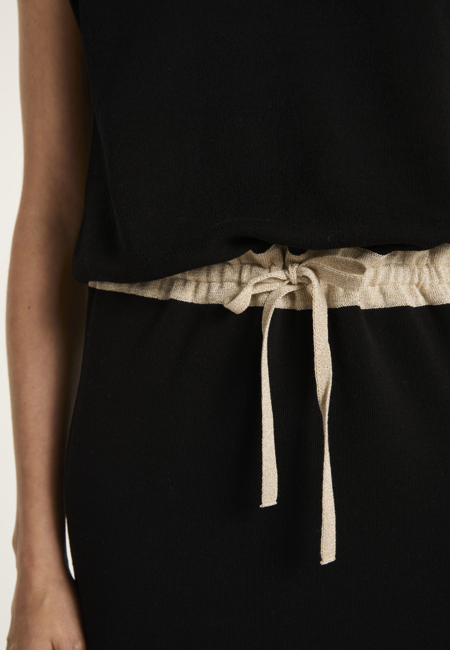 Mid-length belted dress - MEILI