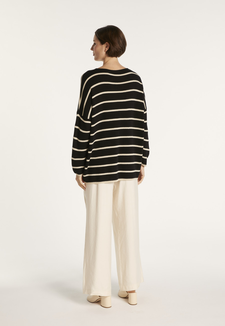 Striped round-neck jumper - MARIAH