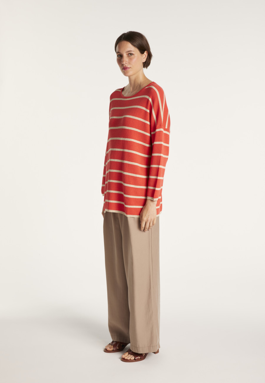 Striped round-neck jumper - MARIAH