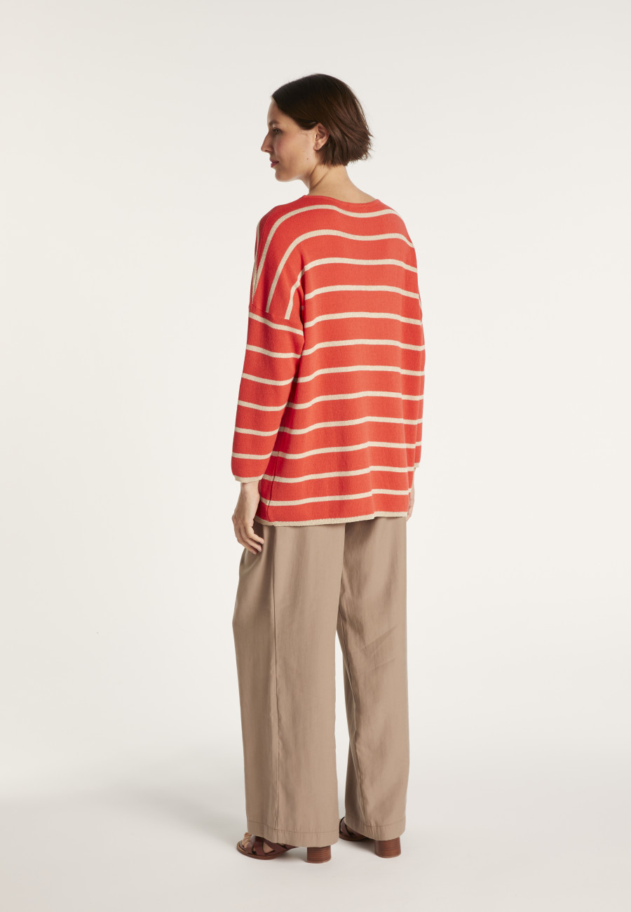 Striped round-neck jumper - MARIAH
