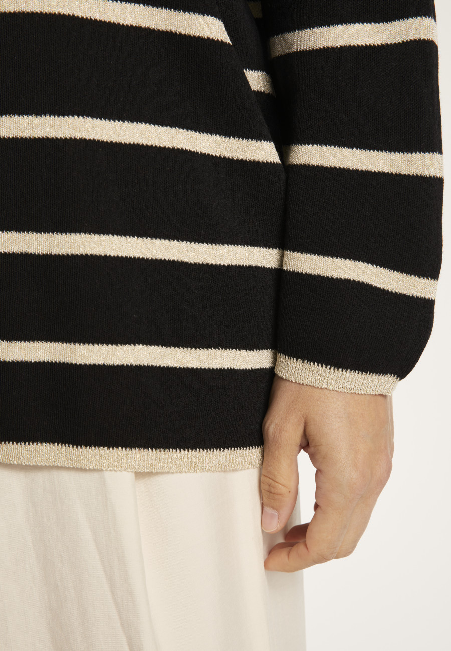 Striped round-neck jumper - MARIAH