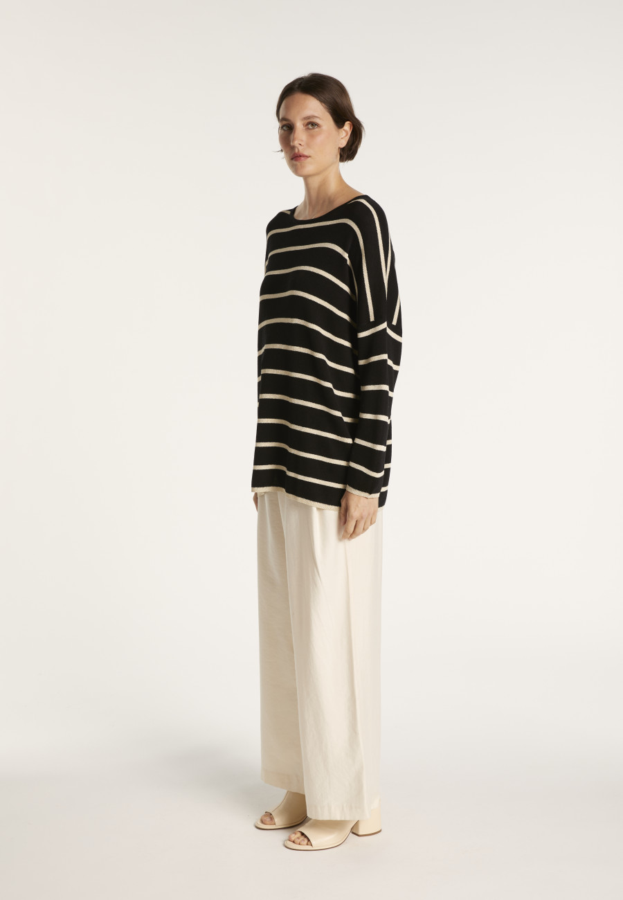 Striped round-neck jumper - MARIAH