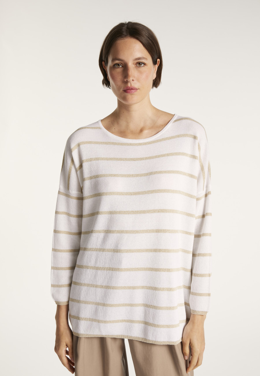 Striped round-neck jumper - MARIAH