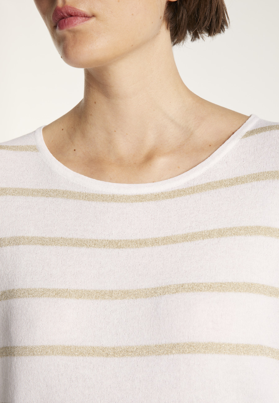 Striped round-neck jumper - MARIAH