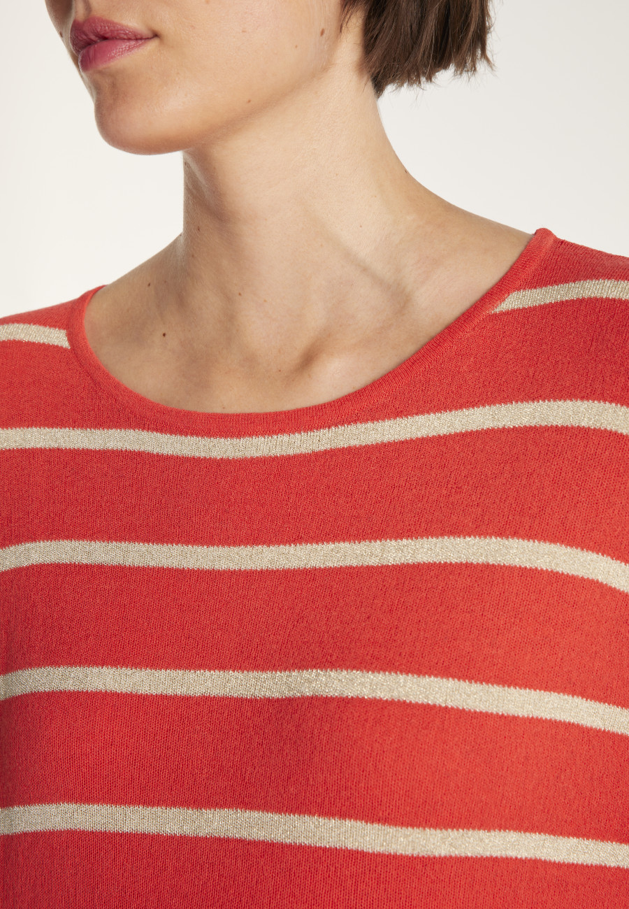 Striped round-neck jumper - MARIAH