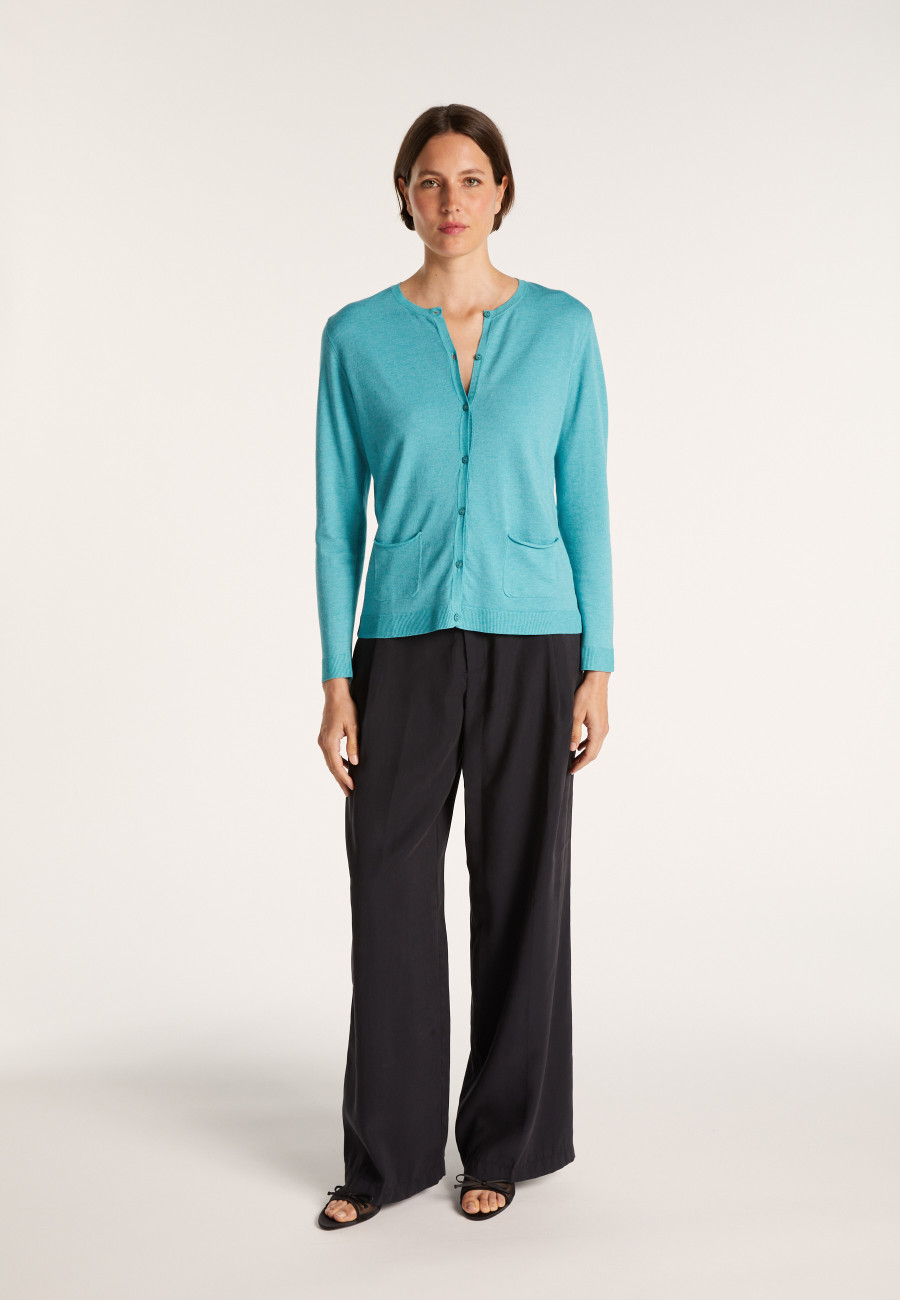 Cardigan en laine et viscose - Athènes