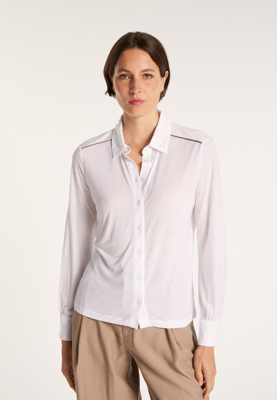Long-sleeved lyocell shirt - Now