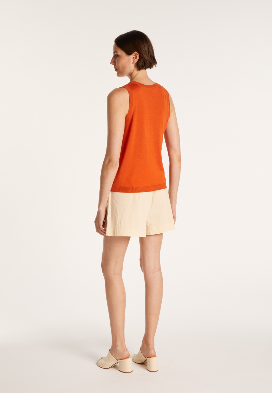 Two-tone wool vest - JONC