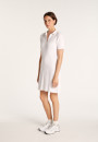 Robe col polo en coton - Jacee 6410 noir - 01 Noir
