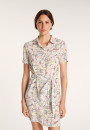 Robe chemise en crêpe de soie Maison Montagut x Maison Martin Morel - Jade