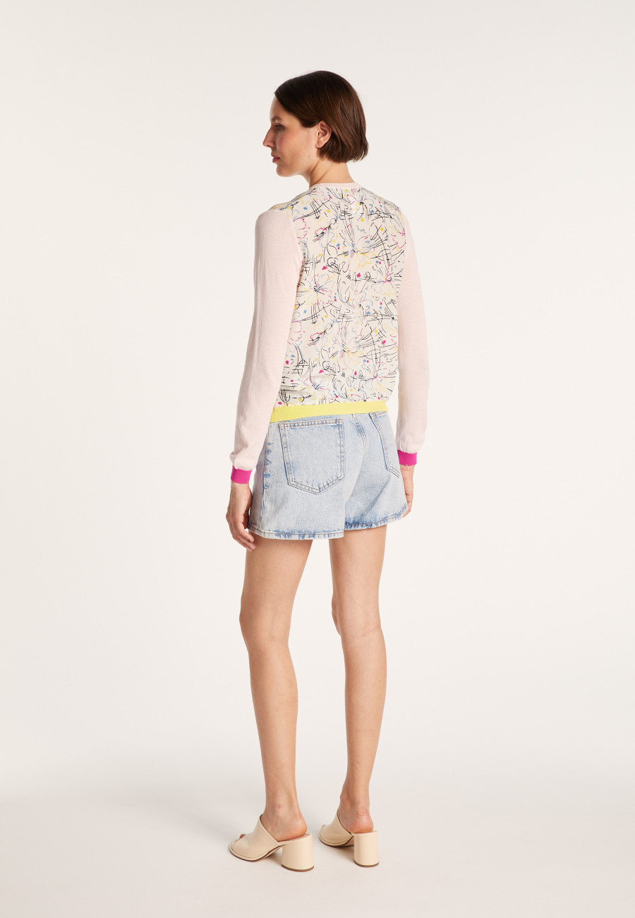 Maison Montagut x Maison Martin Morel silk and cotton cardigan - JEU