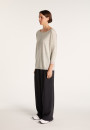 Pull col large en cachemire et lin - Jacotte