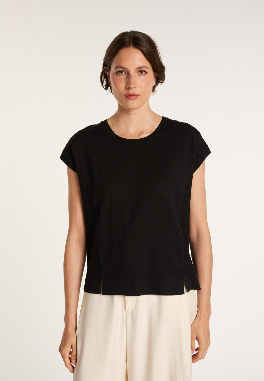 Cotton and cashmere T-shirt - HATO