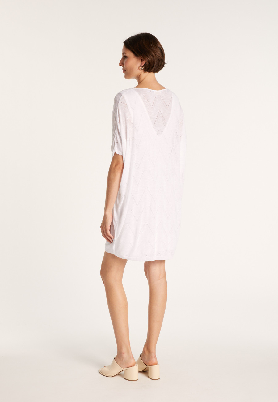 Long flamed linen tunic - Carl
