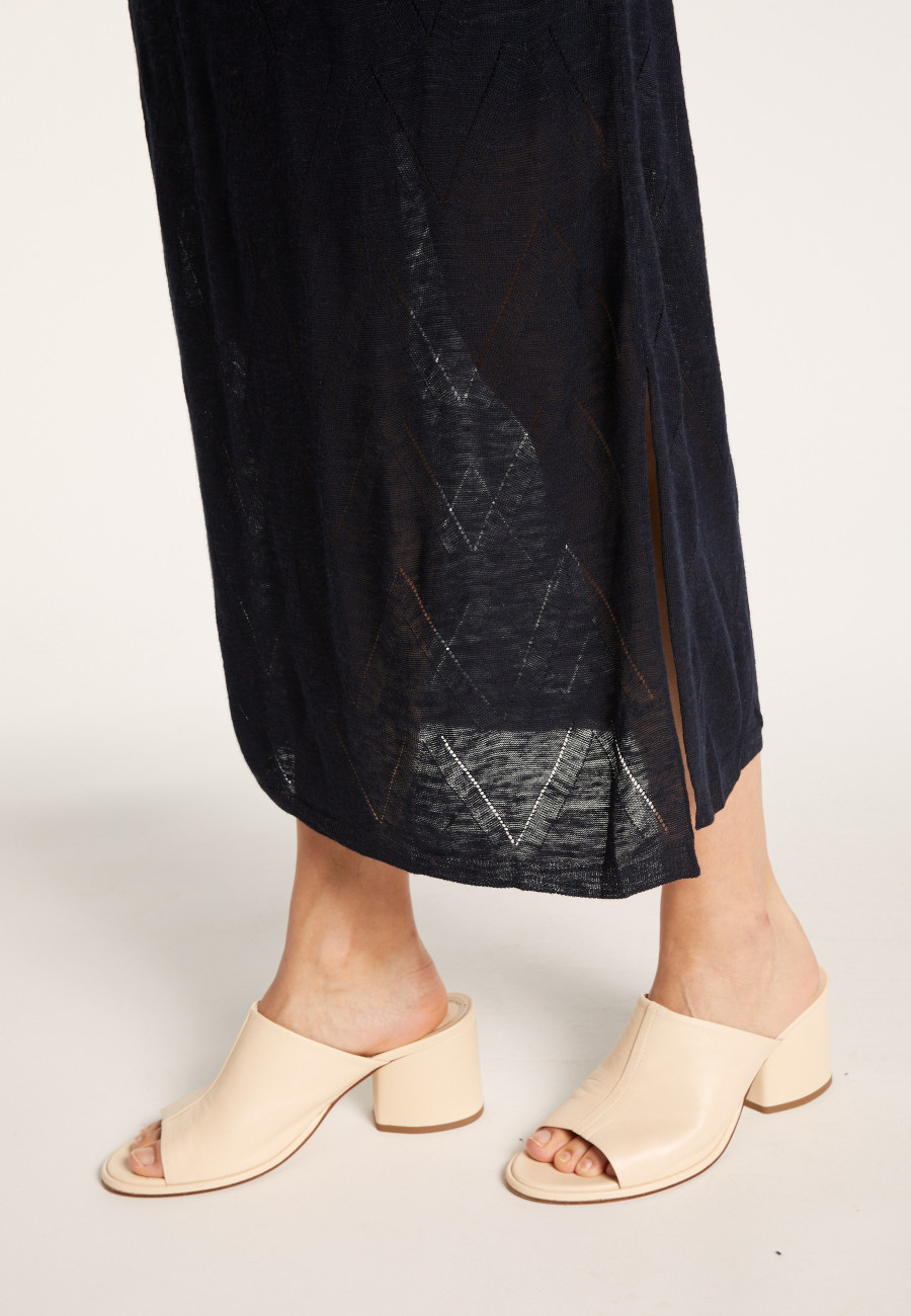 Vestido longo de linho - Come