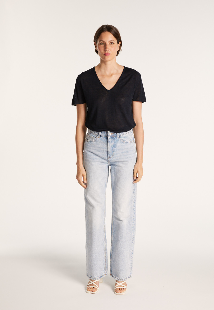 T-shirt en lin flammé - Balkan