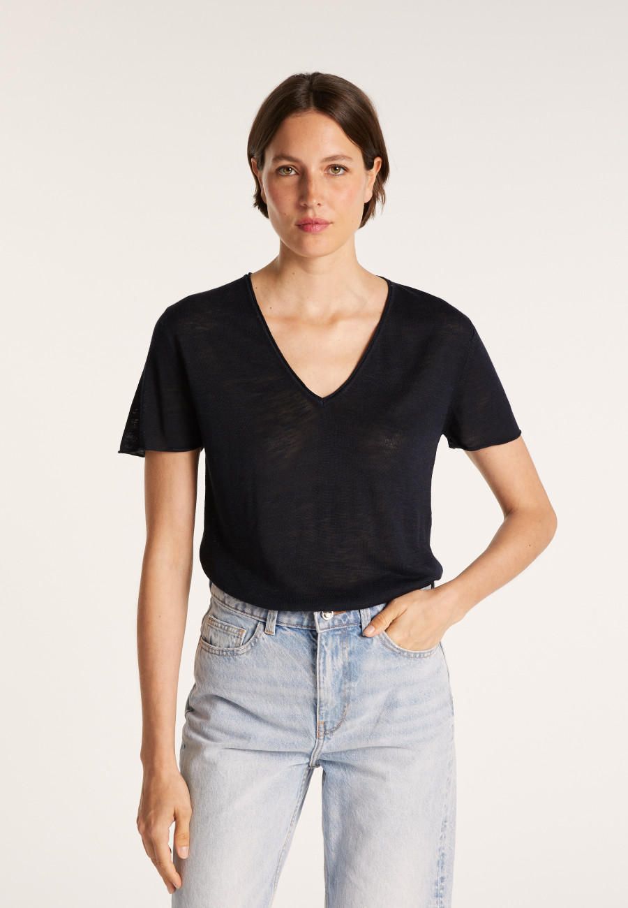 T-shirt en lin flammé - Balkan