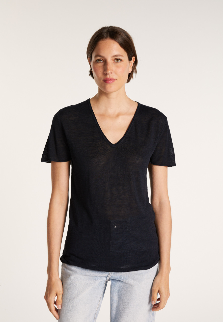 Flamed linen T-shirt - Balkan