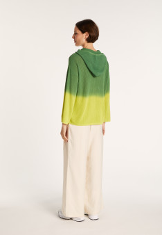 Pull dégradé à capuche - Colombe 6928 meleze - 22 Vert moyen