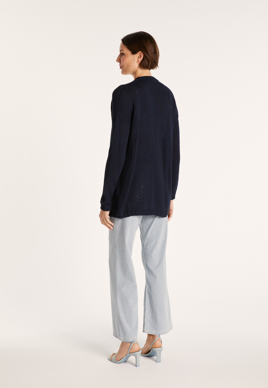 Cardigan à poches en grosse maille - Baryton
