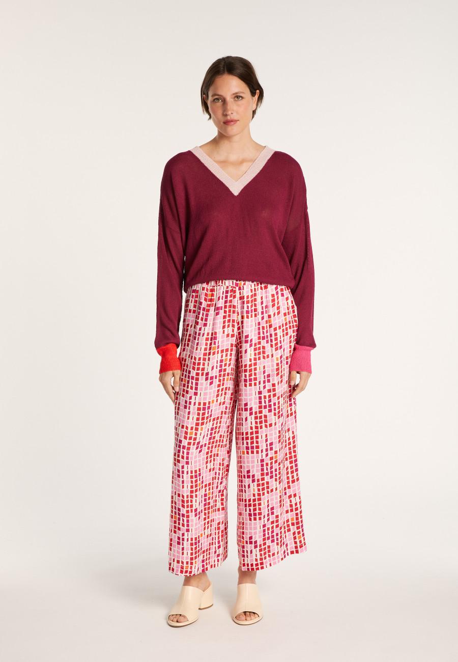 Pantalon à motifs mosaïque - Agadir