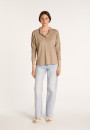 Pull col boutonné en lin cachemire - Naza 7250