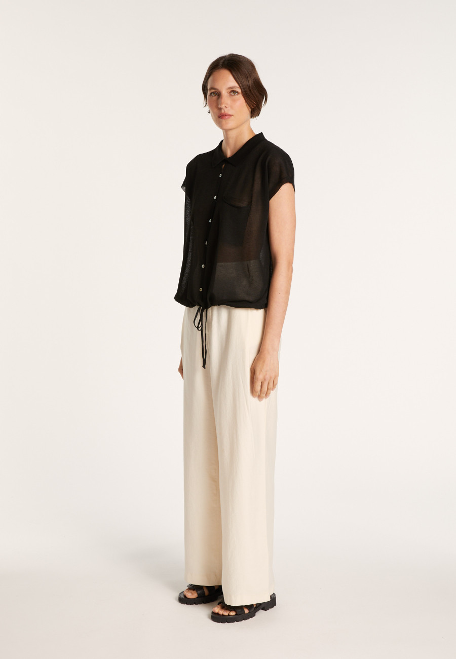 Chemise manches courtes effet irrisé - Nathalia