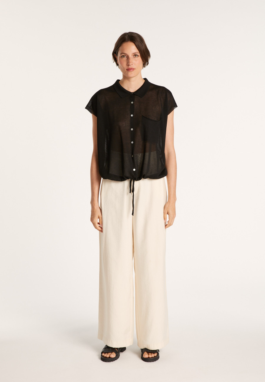 Chemise manches courtes effet irrisé - Nathalia