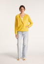 Gilet avec cordon en coton Aniss 6200 Blanc - 02 Blanc