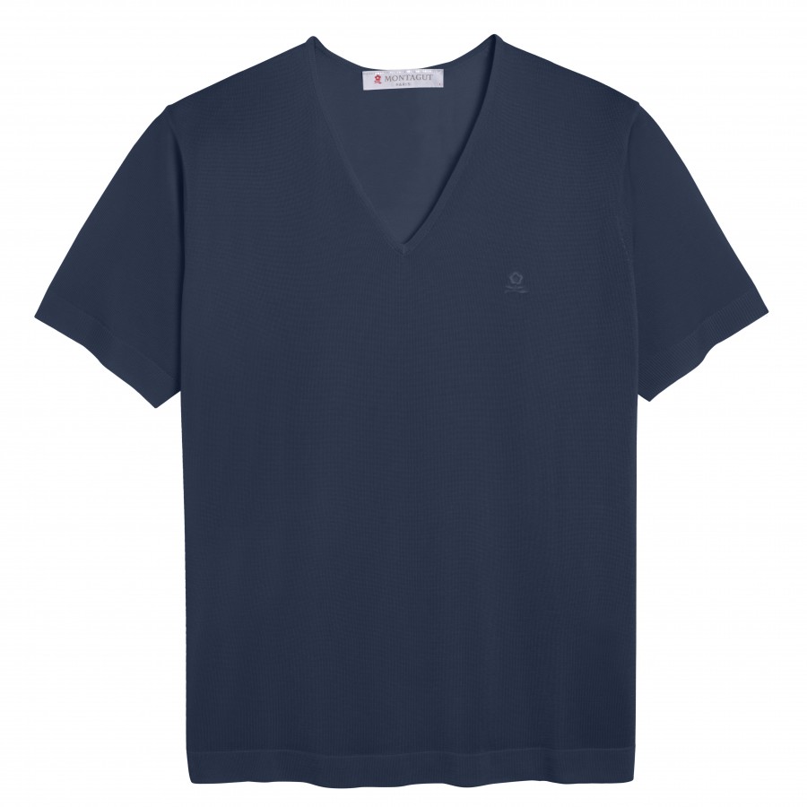 Tshirt col v manches courtes Fil Lumière - Débora