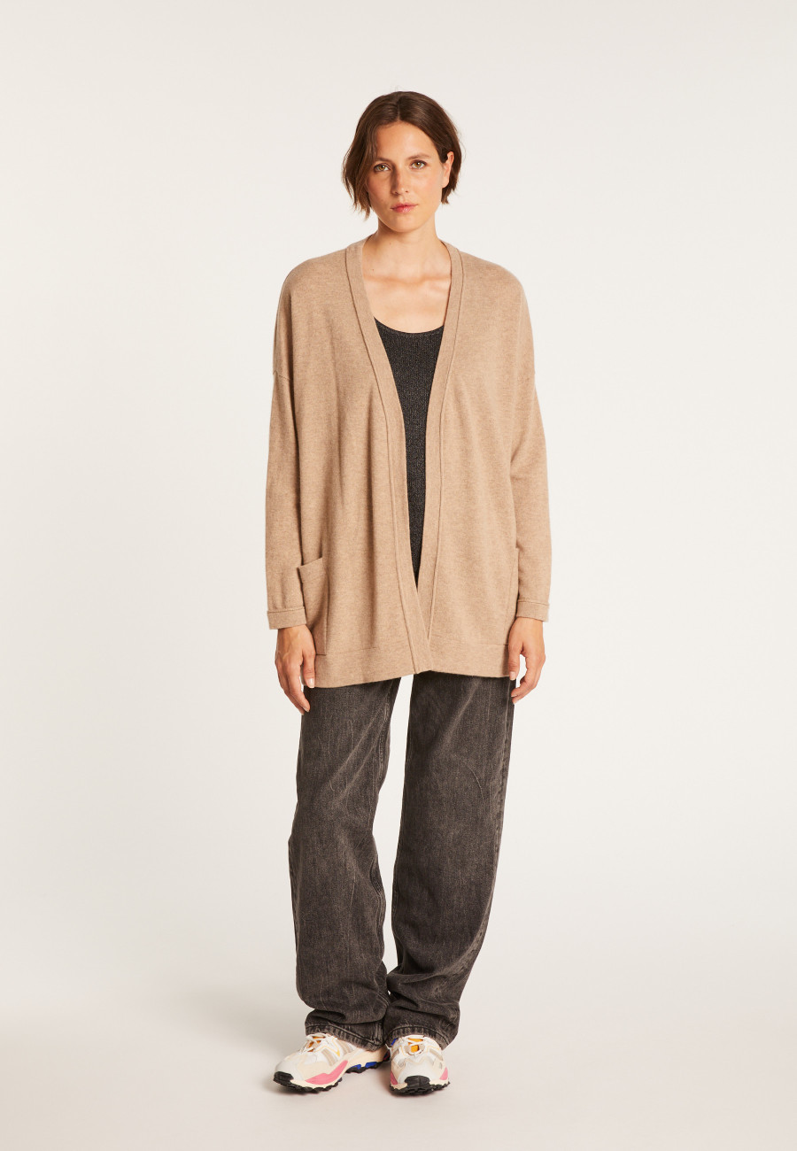 Cashmere cardigan with pockets - Hazel