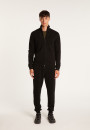 Gilet zippé en cachemire 4 fils - Balthazar 6610 noir - 01 Noir