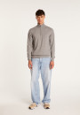 Pull col camionneur en cachemire - Emile 7566 sable/ecru - 13 Beige moyen