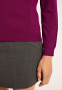 Pull col V Aristote 6153 Emeraude - 06 Bleu moyen
