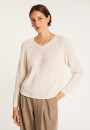 Pull côtelée col V - Charles 6448 boréal - 48 Bleu roi