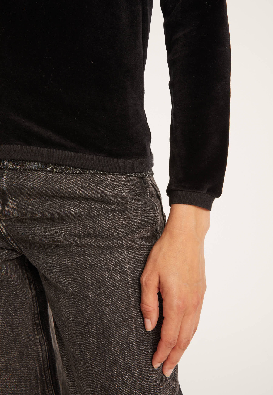 Jaqueta bomber de veludo com pavão - Pierce