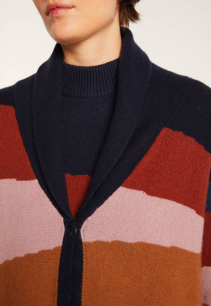 Gilet long en cachemire 4 fils - Saison