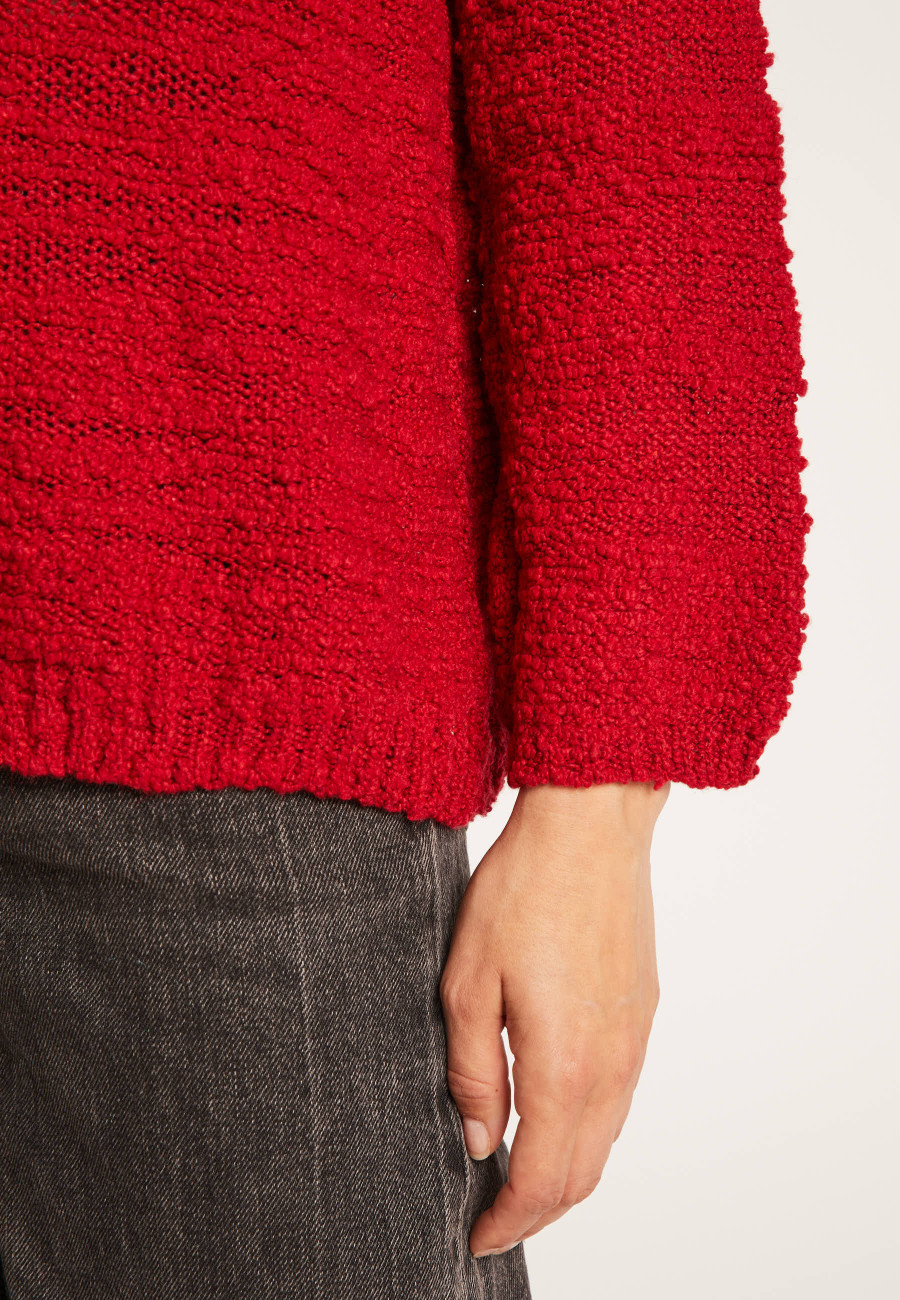 Suéter oversized com decote em V - Sari