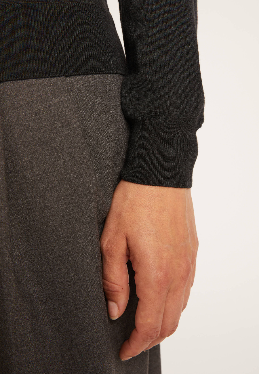 Pull en laine et soie ouverture dos - Embrun