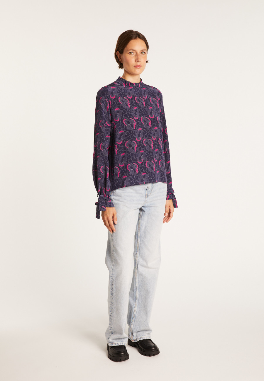 Maison Montagut x Maison Martin Morel Blusa de seda - Exode