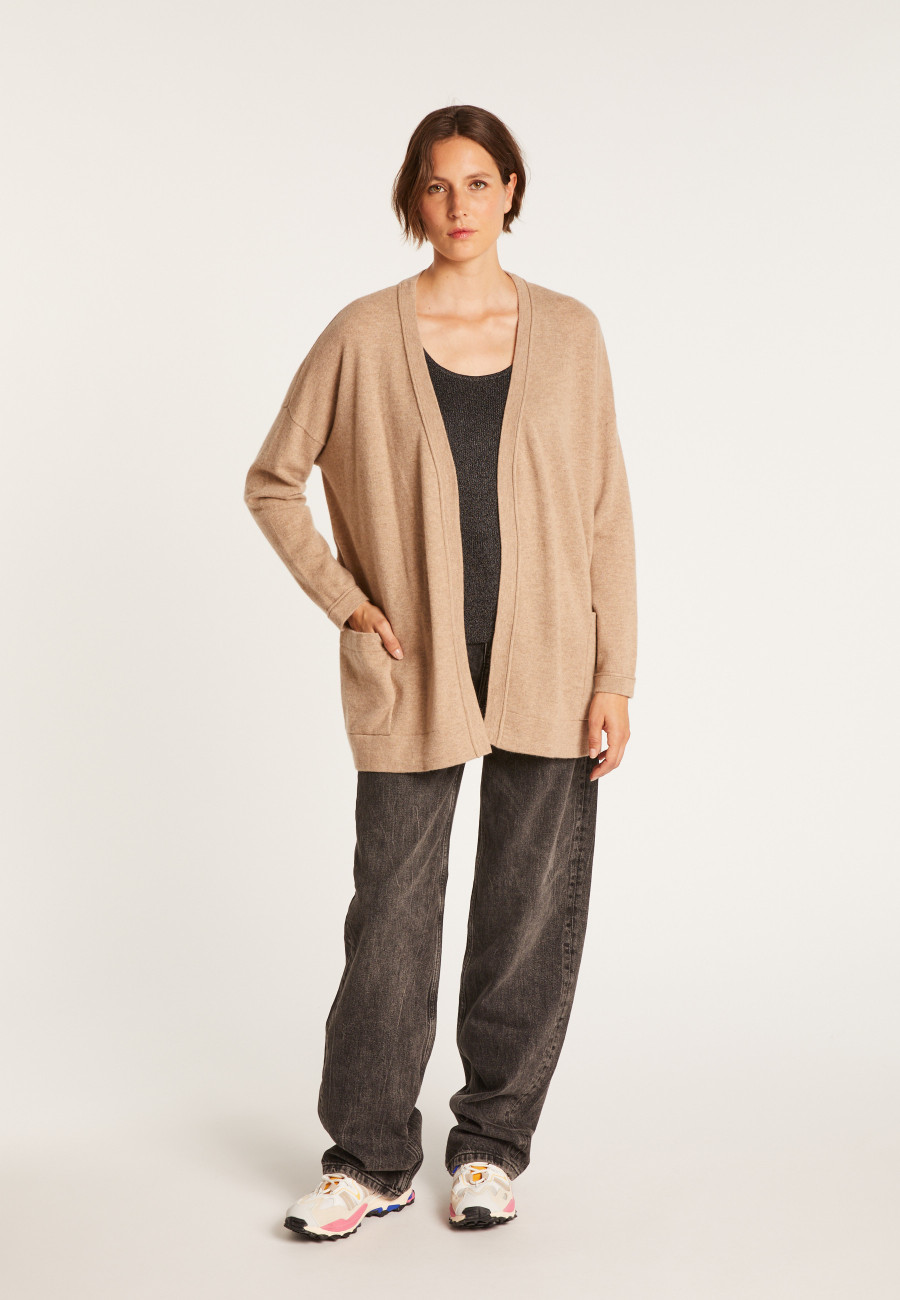 Cashmere cardigan with pockets - Hazel