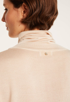 Pull col roulé en bambou cachemire Heva