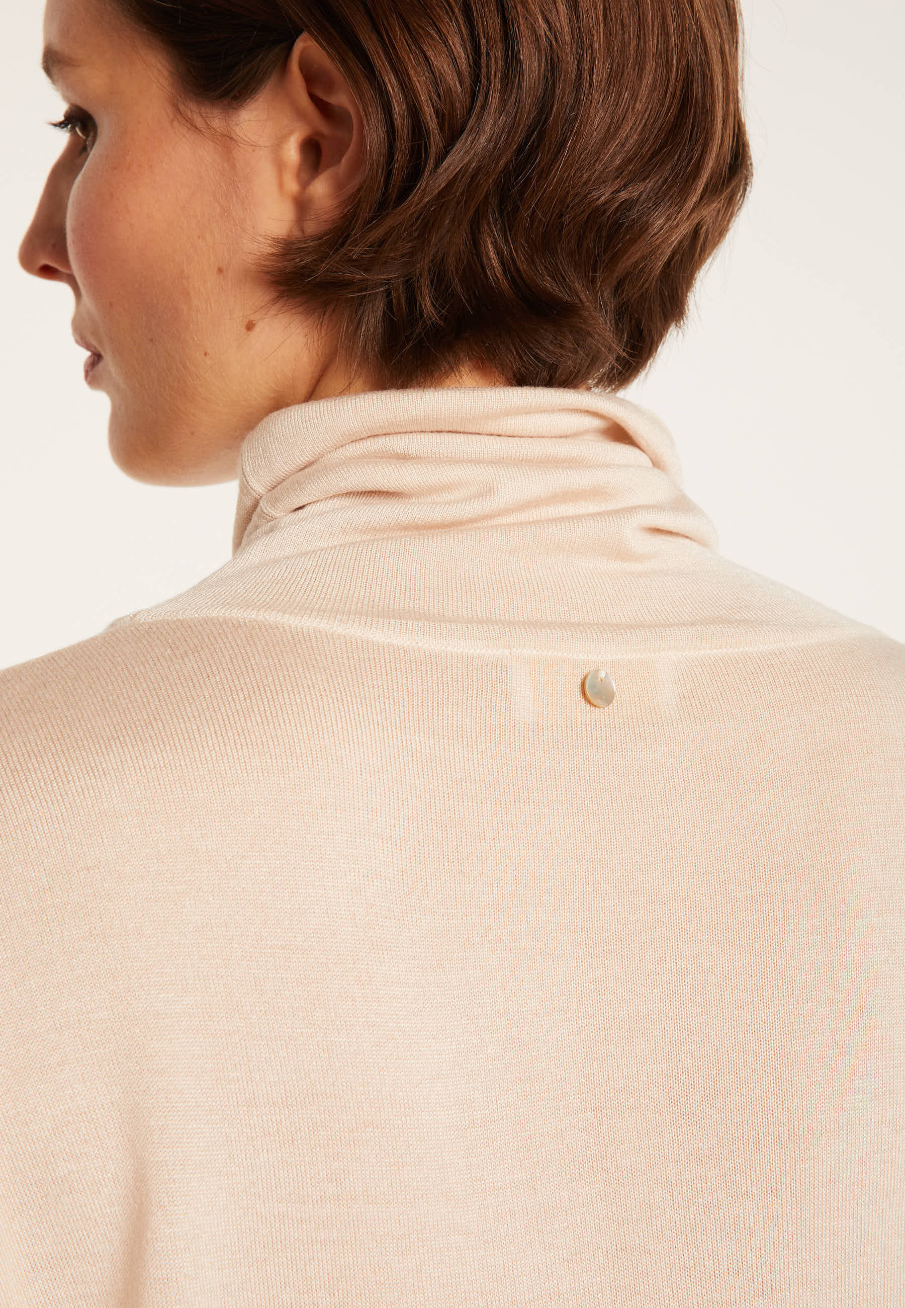 Pull col roulé en bambou cachemire Heva