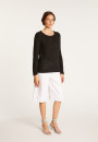 BENJI. PULL COL ROND LAINE ET COTON