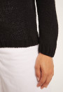 BENJI. PULL COL ROND LAINE ET COTON