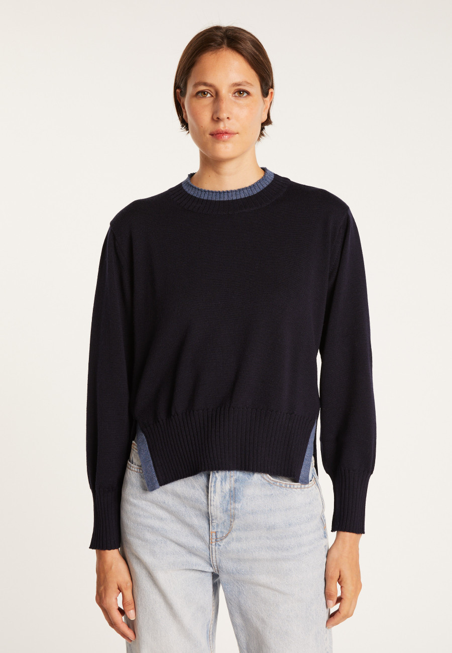 Two-tone wool sweater - Gimmie