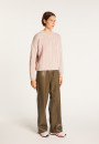 Pull col rond en laine nylon - Gustave 7013 vapeur - 77 Bleu ciel